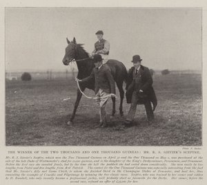 Le vainqueur des Two Thousand et One Thousand Guineas, Sceptre de M. R. S. Sievier - English Photographer