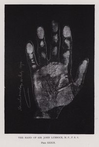 La main de Sir John Lubbock - English Photographer