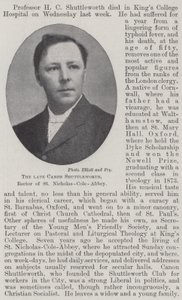 Feu Chanoine Shuttleworth, recteur de St Nicholas-Cole-Abbey - English Photographer