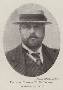 Feu le colonel H McCalmont, sportif et député - English Photographer