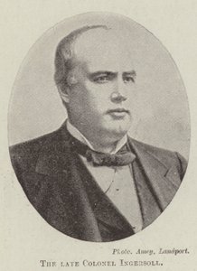 Le défunt Colonel Ingersoll - English Photographer