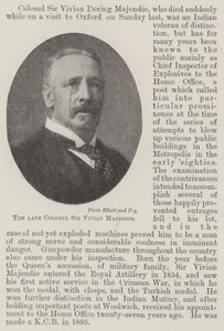 Le défunt colonel Sir Vivian Majendie - English Photographer