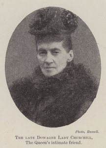 Feu Lady Churchill, Amie Intime de la Reine - English Photographer