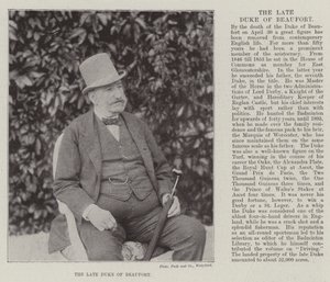 Feu le duc de Beaufort