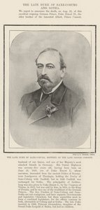 Feu duc de Saxe-Cobourg, frère du feu prince consort - English Photographer