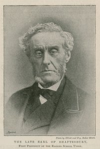 Le défunt Comte de Shaftesbury, premier président de l