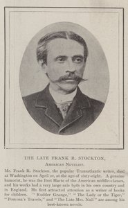 Le défunt Frank R Stockton, romancier américain