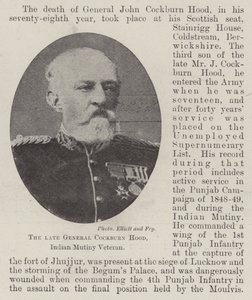 Feu général Cockburn Hood, vétéran de la révolte indienne - English Photographer