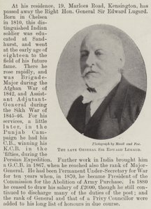 Feu le général Sir Edward Lugard - English Photographer