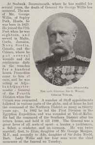 Feu général Sir G Willis, vétéran de Crimée - English Photographer