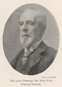 Le défunt Général Sir John Cox, vétéran de Crimée - English Photographer