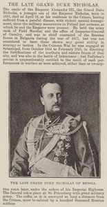 Le défunt Grand-Duc Nicolas de Russie - English Photographer