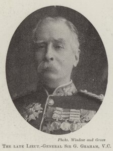 Feu Lieutenant-Général Sir G Graham, VC - English Photographer