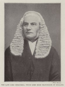 Feu Lord Herschell, deux fois Lord Grand Chancelier d