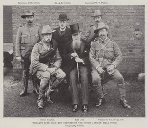 Feu Lord Loch et officiers de la force de campagne sud-africaine - English Photographer