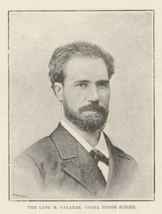 Feu M. Gayarre, chanteur d