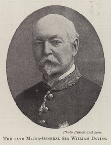 Le défunt Major-Général Sir William Davies - English Photographer