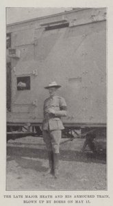 Feu le major Heath et son train blindé, détruit par les Boers le 17 mai - English Photographer