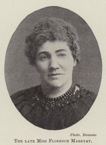 Feu Mlle Florence Marryat - English Photographer