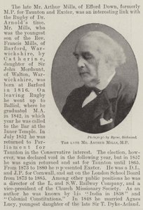 Feu M. Arthur Mills, MP - English Photographer