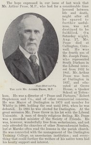 Feu M. Arthur Pease, député - English Photographer