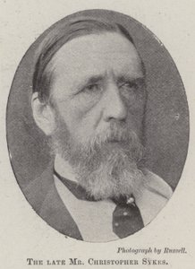 Feu M. Christopher Sykes - English Photographer