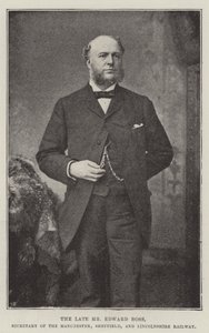 Le défunt M. Edward Ross, secrétaire du chemin de fer de Manchester, Sheffield et Lincolnshire - English Photographer