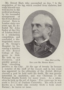 Feu M. Ernest Hart - English Photographer
