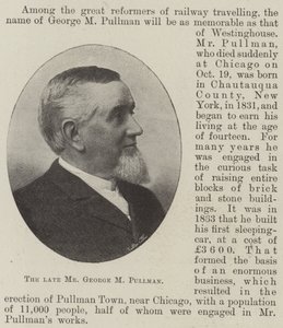 Feu Monsieur George M Pullman - English Photographer