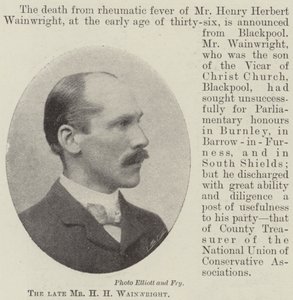Feu M. H H Wainwright - English Photographer