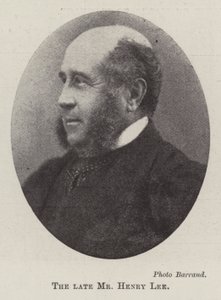 Le défunt M. Henry Lee - English Photographer