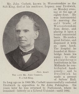 Feu M. John Corbett, le roi du sel