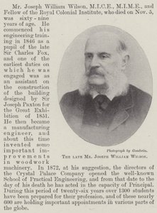 Feu M. Joseph William Wilson - English Photographer