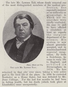 Le défunt M. Lawson Tait - English Photographer