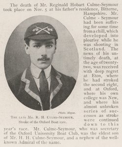 Feu M. R H Culme-Seymour, rameur du bateau d