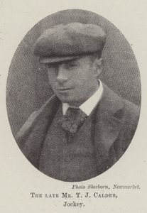 Le défunt M. T J Calder, jockey - English Photographer