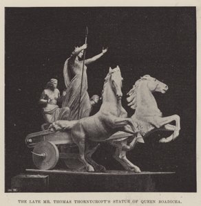 Statue de la reine Boadicée par feu M. Thomas Thornycroft - English Photographer