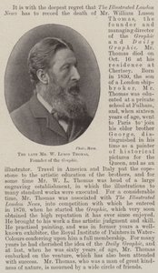 Feu M. W Luson Thomas, fondateur du Graphic - English Photographer