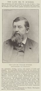 Feu M. William Burgess, pisciculteur et naturaliste