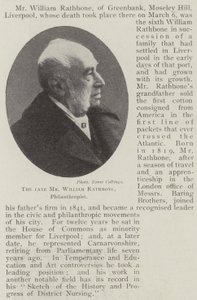 Feu M. William Rathbone, philanthrope - English Photographer