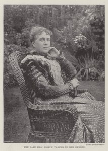 Feu Mme Joseph Parker dans son jardin - English Photographer