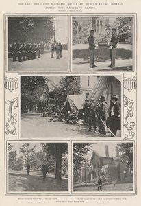 Le défunt Président McKinley, scènes à la maison Milburn, Buffalo, pendant la maladie du Président - English Photographer