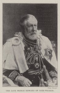 Feu le prince Édouard de Saxe-Weimar - English Photographer