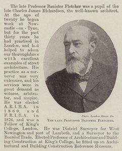 Le défunt professeur Banister Fletcher - English Photographer
