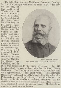Feu le révérend Andrew Matthews - English Photographer