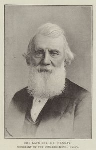 Feu le révérend Dr Hannay, secrétaire de l