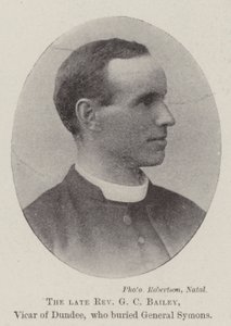 Feu révérend G C Bailey, vicaire de Dundee, qui a enterré le général Symons - English Photographer
