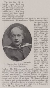 Feu le révérend H R Haweis, de St James, Marylebone - English Photographer