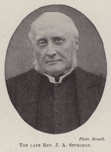 Feu révérend J. A. Spurgeon - English Photographer