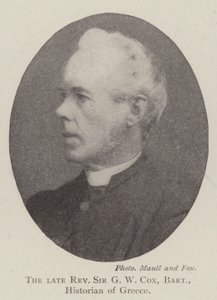 Feu Révérend Sir G W Cox, baronnet, historien de la Grèce - English Photographer